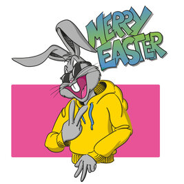 Illustration:[Happy Easter Bunny]